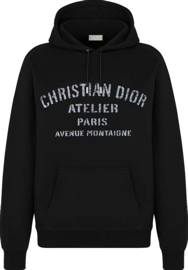 dior sweater black|christian dior black hoodie.